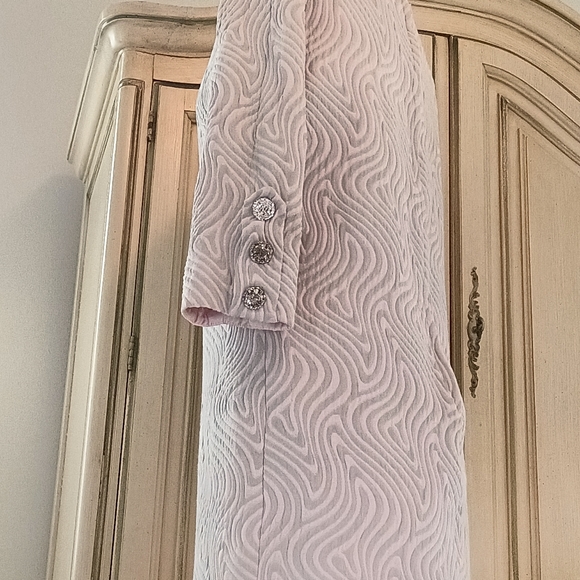 BEAUTIFUL 60S PINK AND GREEN MATLASSE DRESS! - Picture 13 of 16